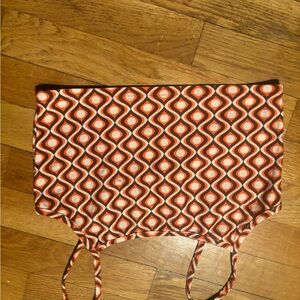 Retro Patterned Tube Top